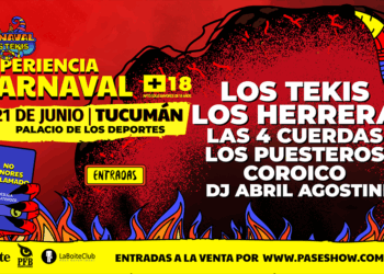 Llega a Tucumán “La Experiencia Carnaval” con Los Tekis y grandes artistas