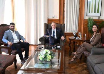 Jaldo recibió a la intendenta de Bella Vista, Paula Quiles