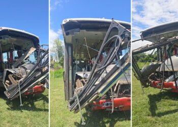 Ruta 38: un hombre murió tras un choque entre dos colectivos