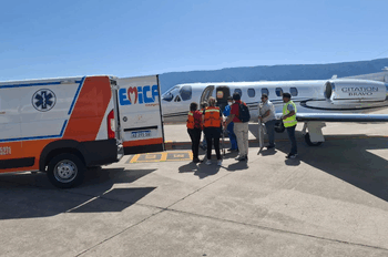 Se realizó un nuevo traslado sanitario aéreo de emergencia desde Catamarca a Tucumán