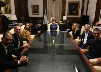 Milei recibió al polista Adolfo Cambiaso en la Casa Rosada