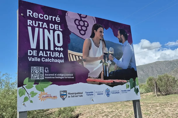 La Ruta del Vino en Altura cuenta con nueva cartelería y señalética